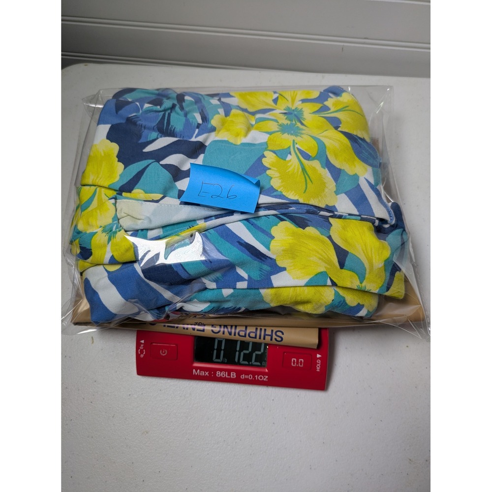 Lands End Womens Dress Fits 6-8 Stretchy Spring Summer Floral Tropical Resort - Picture 6 of 6